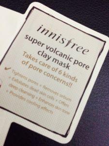 INNISFREE SUPER VOLCANIC PORE CLAY MASK – REVIEW
