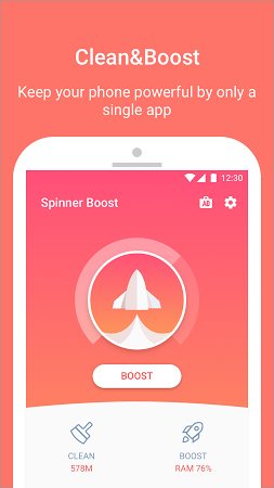Spinner Boost-free,small,fast,power clean