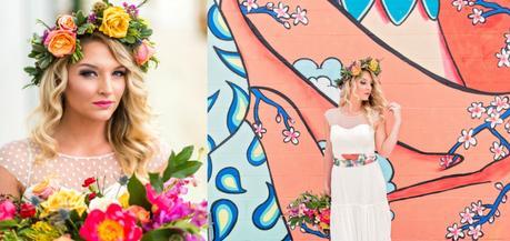 Sweet Peach and Wild Violet Styled Bridal