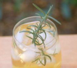 Pineapple Rosemary Agua Fresca for Assumption