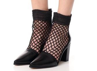 Shoe of the Day | Schutz Rosmari Fishnet Booties