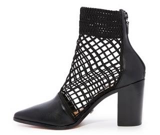 Shoe of the Day | Schutz Rosmari Fishnet Booties