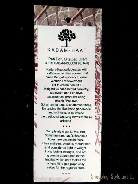 More about Kadam-Haat selling handmade products in India made of Pati-bet