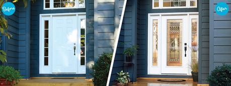 How to Transform Your Entryway with Decorative Glass door window inserts