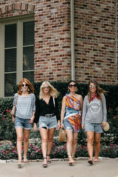 Chic at Every Age // Denim Cut Off Shorts