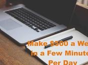 Make Money Online $500 Week Minutes