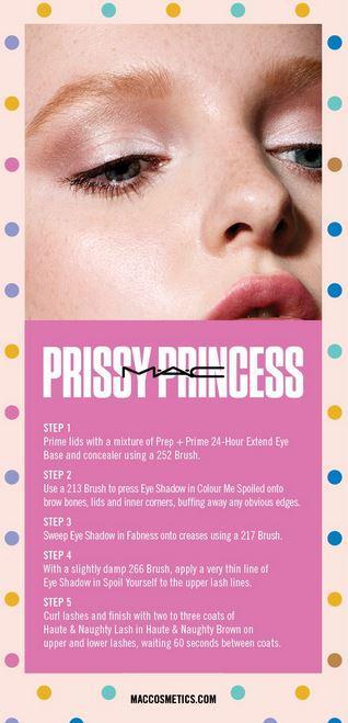 Look 2 created with MAC Prissy Princess MAC Girl Eyeshadow Palette  