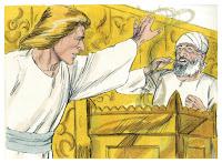 Luke 01:11-12 Announcement of the Baptist's birth