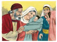 Luke 01:57-58 Birth of John the Baptist/Zechariah as priest