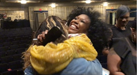 #GirlsTrip  Kelly Price & Her Girls Surprise Brandy During Her Opening Weekend Of “Chicago” On Broadway