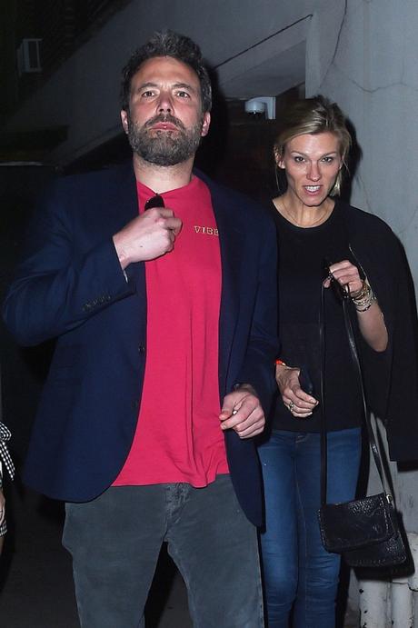 Ben Affleck & Lindsay Shookus papped in NYC shopping for jewelry, going to dinner