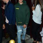 Justin Bieber leaves The Peppermint Club