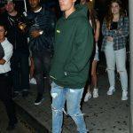 Justin Bieber leaves The Peppermint Club