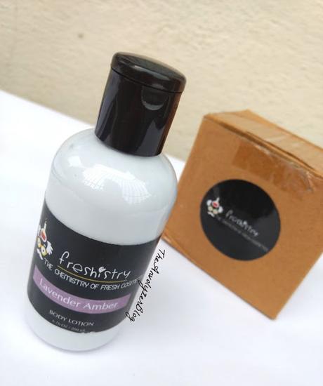 REVIEW : Customised Body Lotion from Freshistry.com - Lavender Amber