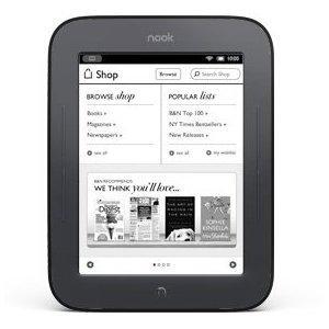 Image: Barnes + Noble Nook Simple Touch eBook Reader (NEWEST model, WIFI Only)
