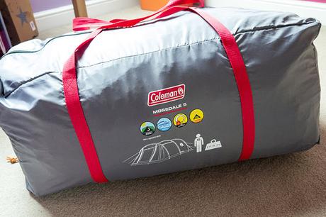 Coleman Mosedale 5 Tent in its carry bag