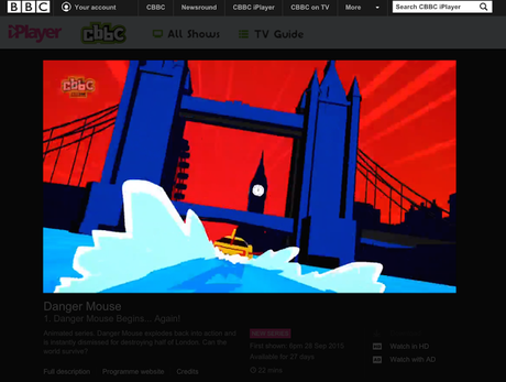 A Cartoon & Comic Book Tour of #London No.25: #DangerMouse