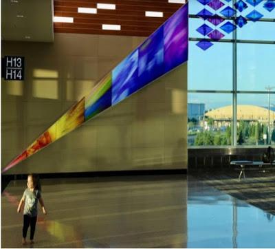 Artist, Philip Noyed Welcomes Travelers To Minneapolis-St Paul Airport