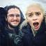 Kit Harington, Emilia Clarke, Game of Thrones, Behind-the-Scenes