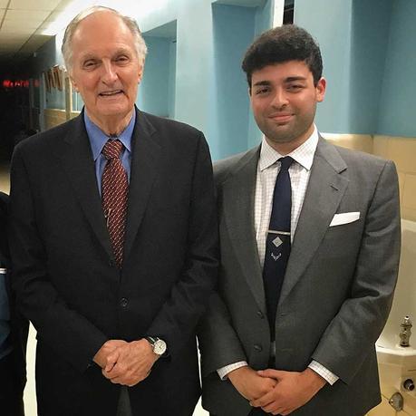 Alan-Alda-with-Raj-Tawney-at-Cinema-Arts-Centre Alan-Alda-with-Raj-Tawney-at-Cinema-Arts-Centre