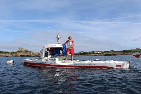 Aleksander Doba Nears End of Atlantic Crossing, Spots Land for the First Time