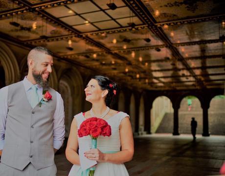 Kevin and Stacye’s intimate wedding under Bethesda Terrace