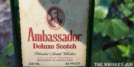 1980s Ambassador Deluxe Scotch Label