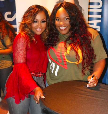 Phaedra Parks Getting Her Praise On At Tasha Cobbs Album Release Concert-[VIDEO]