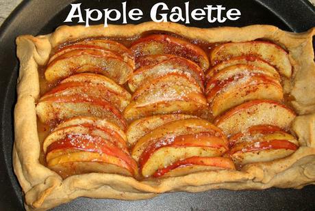 Apple Galette - Eggless version of French Pastry