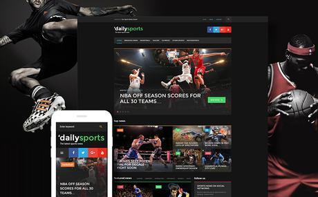 dailysports - Wordpress magazine theme *Sports