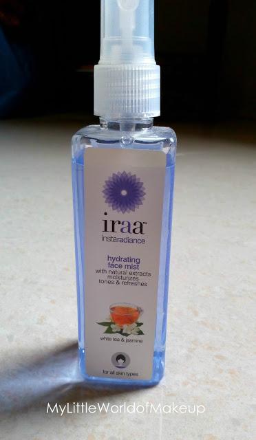 Iraa Instaradiance Hydrating Face Mist with  White Tea &  Jasmine  Review