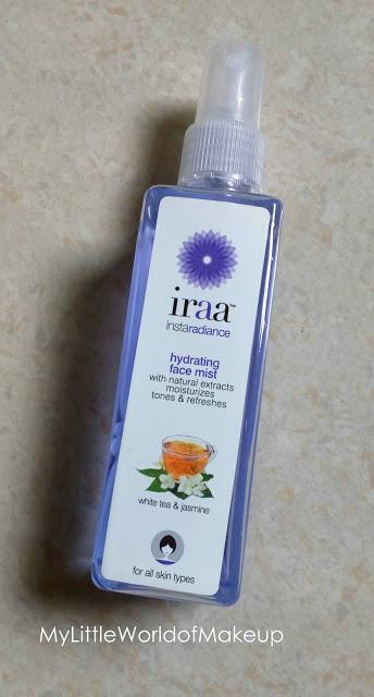 Iraa Instaradiance Hydrating Face Mist with  White Tea &  Jasmine  Review