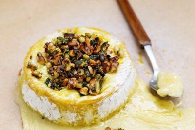 Oven-Baked Brie Cheese