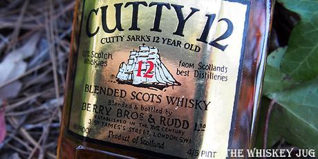 1970s Cutty Sark 12 Years Label