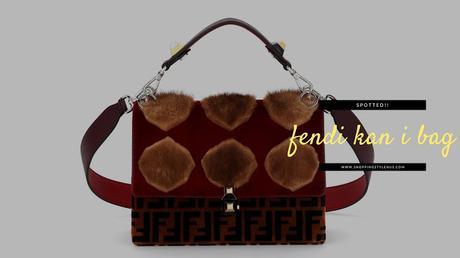 Your Favourite Girl Was SPOTTED with FENDI Kan I Bag Fall 2017-18