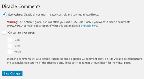 How to Disable Comments on WordPress