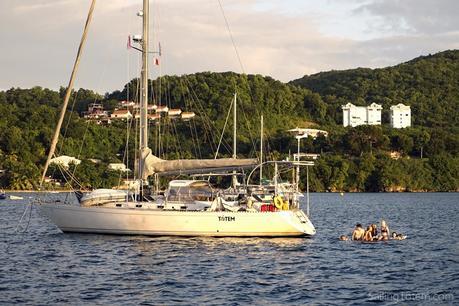 Totem sailboat Martinique