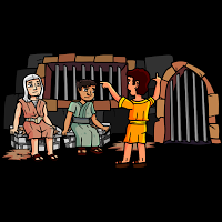 Genesis 40:12,18-19 - Joseph interprets the dreams Pharaoh's cupbearer and baker.
