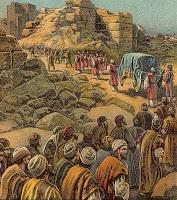 The Capture of Jericho (Bible Card)