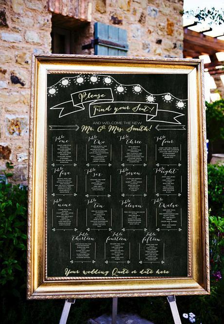 10 Unique (+ mostly easy!) DIY Seating Chart Ideas For Your Wedding Reception