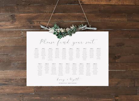 10 Unique (+ mostly easy!) DIY Seating Chart Ideas For Your Wedding Reception