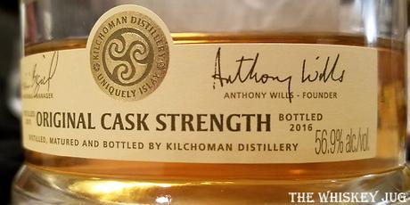 Kilchoman Cask Strength Label