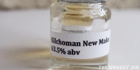 Kilchoman New Make vs Machir 2014 - New Make Label
