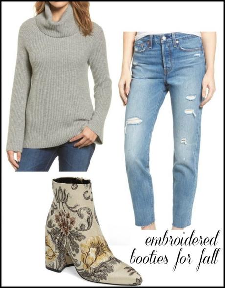 How To Style Embroidered Ankle Boots for Fall