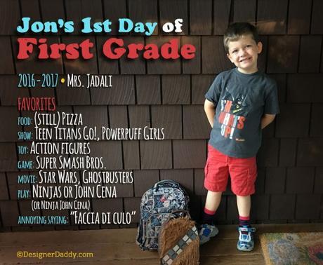 First Day of School: Second Grade! first day of school
