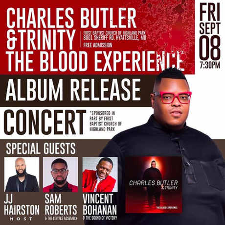 Charles Butler & Trinity Releases Third Album ‘The Blood Experience’ Friday Sept. 8th