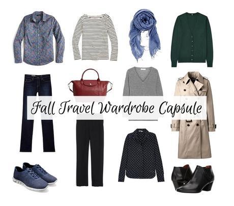 Tips for building a fall travel wardrobe capsule at une femme d'un certain age.