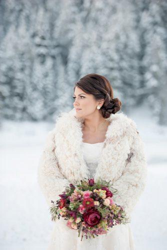 winter wedding photo ideas happy bride brooke bakken photography