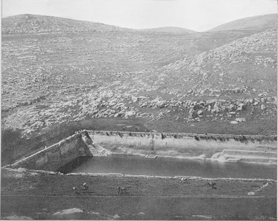 Lower pool of Solomon: ancient photo