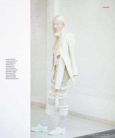 Sorceress Luisa Moek in “White Magic” by Benjamin Kanarek for POST Magazine